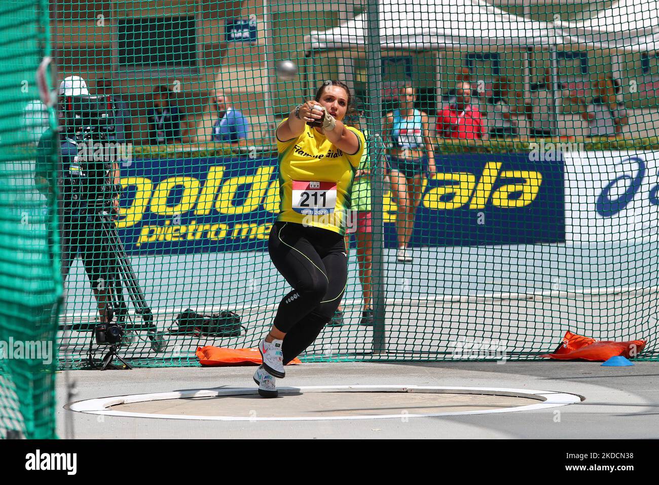 MORI Rachele(I) während der italienischen Leichtathletik-Meisterschaft 2022 (day1) am 25. Juni 2022 im Raul Guidobaldi-Stadion in Rieti, Italien (Foto: Alessio De Marco/LiveMedia/NurPhoto) Stockfoto