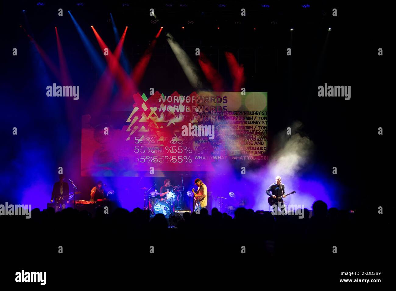 Amerikanische Indie-Rockband, Pavement, live im Tempodrom in Berlin, Deutschland Stockfoto