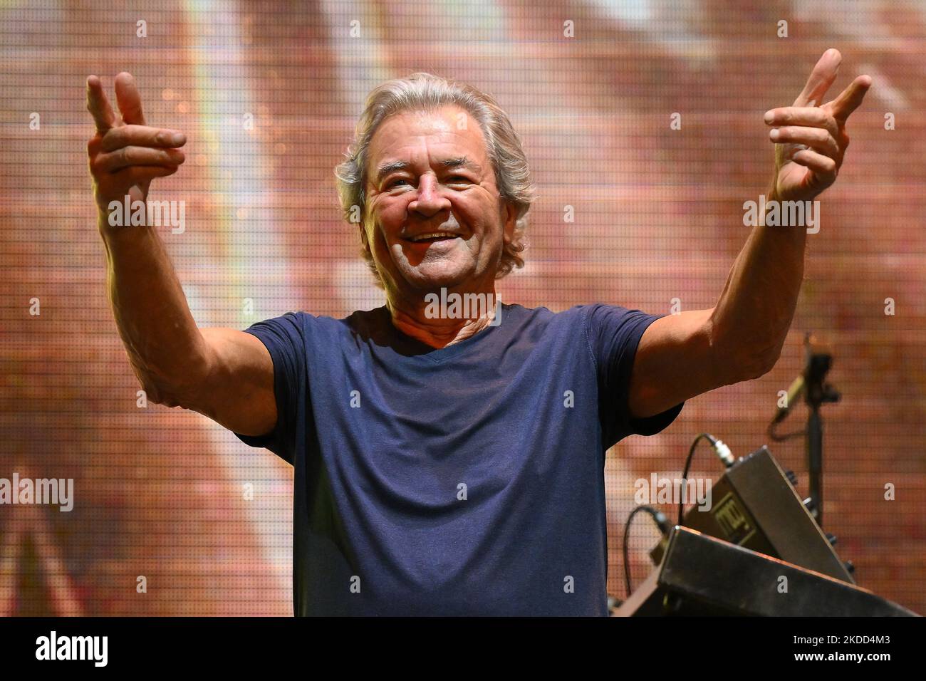 Ian Gillan von Deep Purple, während des Woosh! Tour, 2.. Juli, im Auditorium Parco della Musica, Rom, Italien (Foto: Domenico Cippitelli/LiveMedia/NurPhoto) Stockfoto