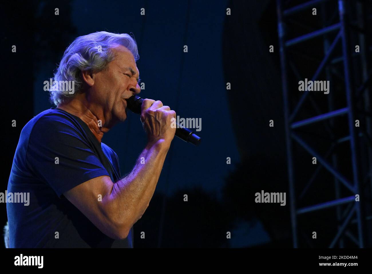 Ian Gillan von Deep Purple, während des Woosh! Tour, 2.. Juli, im Auditorium Parco della Musica, Rom, Italien (Foto: Domenico Cippitelli/LiveMedia/NurPhoto) Stockfoto