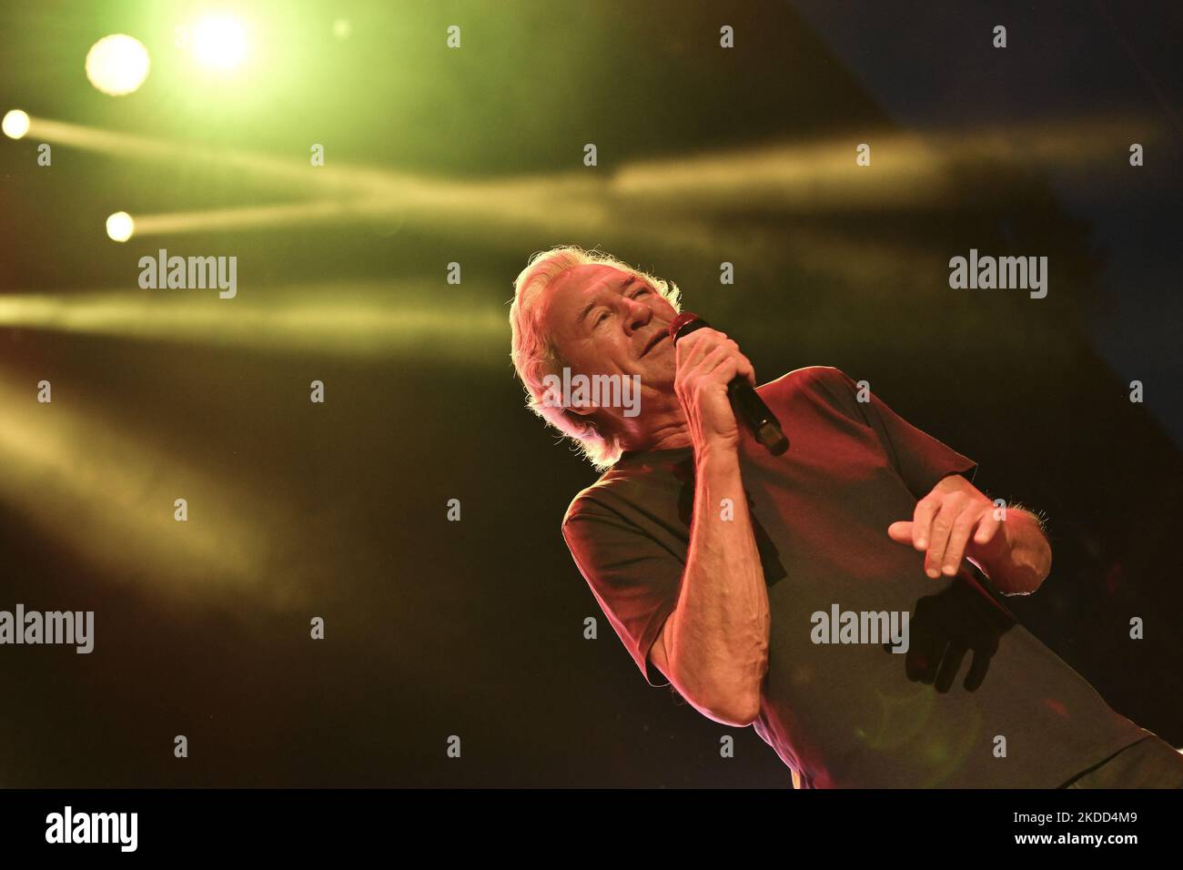 Ian Gillan von Deep Purple, während des Woosh! Tour, 2.. Juli, im Auditorium Parco della Musica, Rom, Italien (Foto: Domenico Cippitelli/LiveMedia/NurPhoto) Stockfoto