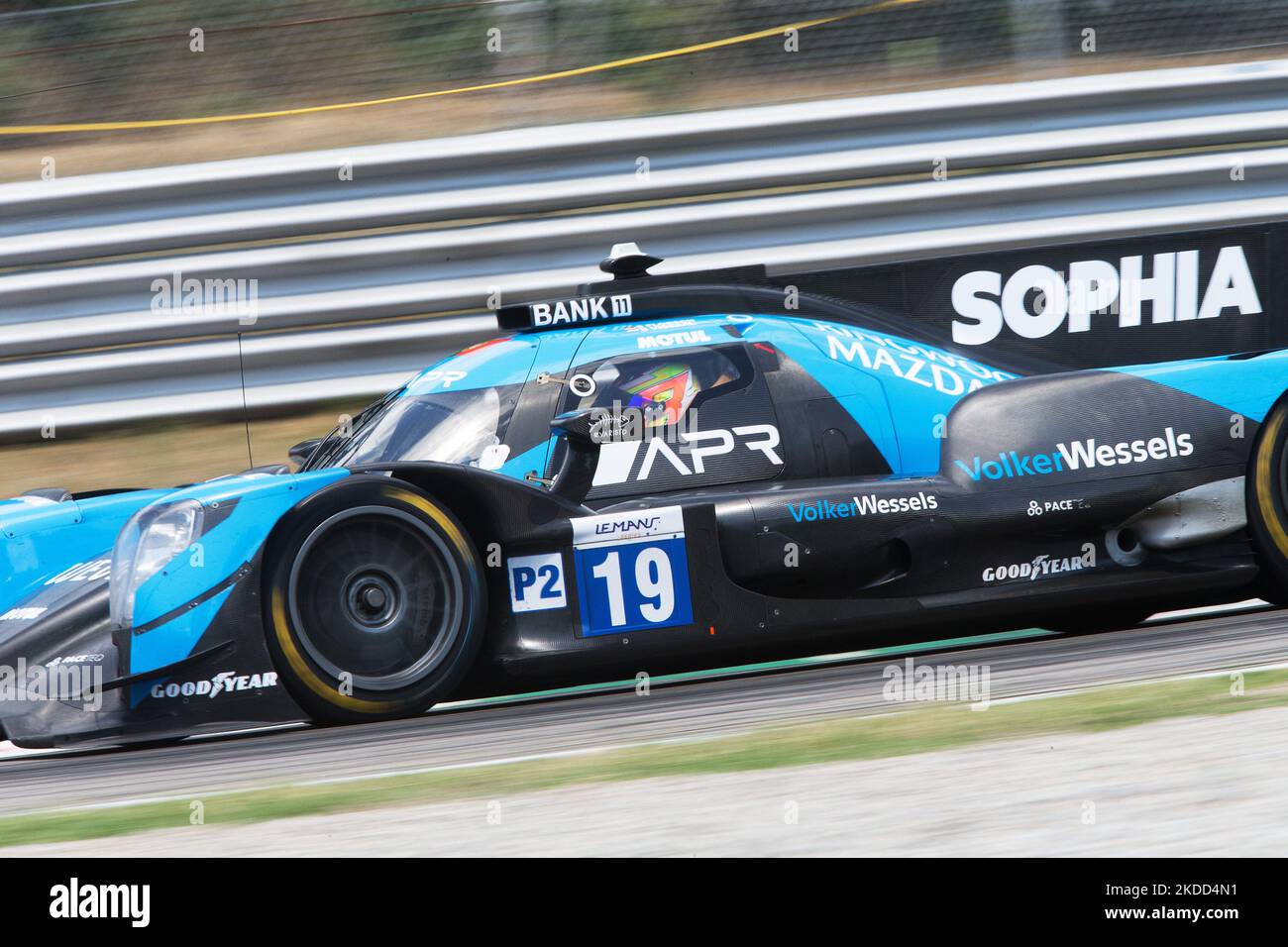 19 ALGARVE pro RACING - Orca 07 Gibson (S. Florsch, B. Viscaal) während der Endurance ELMS 2022 - European Le Mans Series am 03. Juli 2022 im Autodromo di Monza in Monza, Italien (Foto: Valerio Origo/LiveMedia/NurPhoto) Stockfoto