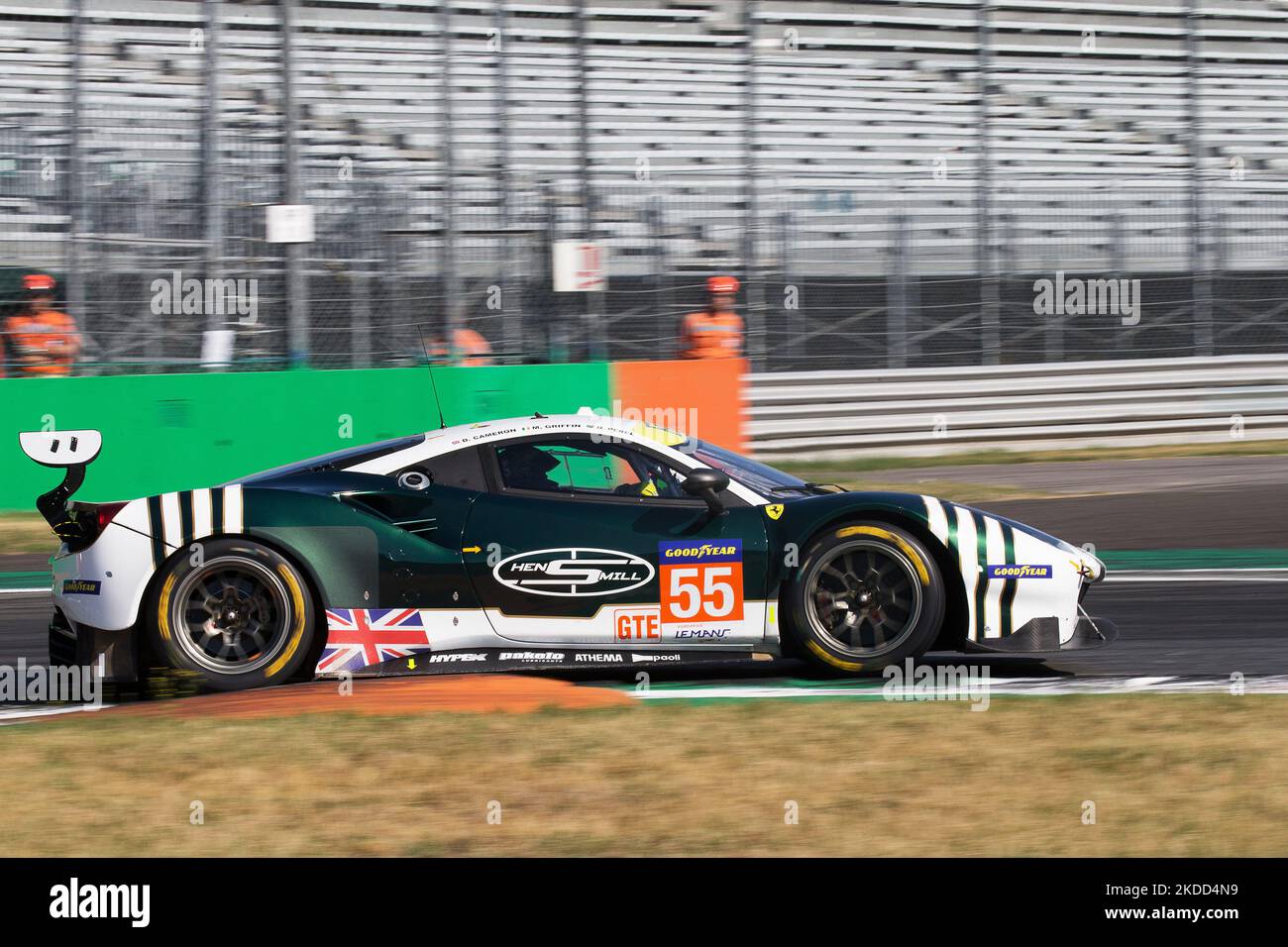 55 SPIRIT OF RACE - FERRARI F488 GTE EVO (D. Cameron, M. Griffin, D. Perel) während der Endurance ELMS 2022 - European Le Mans Series am 03. Juli 2022 im Autodromo di Monza in Monza, Italien (Foto: Valerio Origo/LiveMedia/NurPhoto) Stockfoto