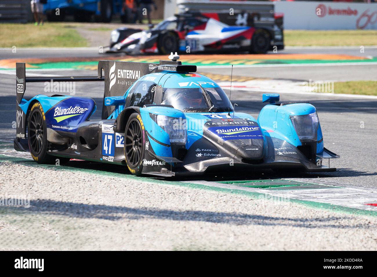 47 ALGARVE pro RACING - Orca 07 Gibson (J. Falb, J. Allen, A. Peroni) während der Endurance ELMS 2022 - European Le Mans Series am 03. Juli 2022 im Autodromo di Monza in Monza, Italien (Foto: Valerio Origo/LiveMedia/NurPhoto) Stockfoto