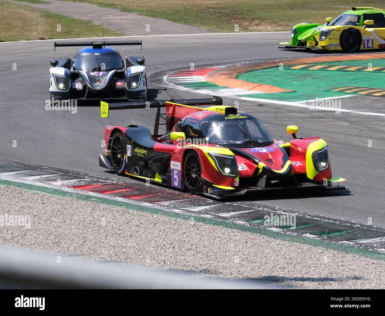 Alex Kapadia (LM P3) RLR Msport während der European Le Mans Series 2022, in Monza (MB), Italien am 3. Juli 2022 (Foto von Loris Roselli/NurPhoto) Stockfoto