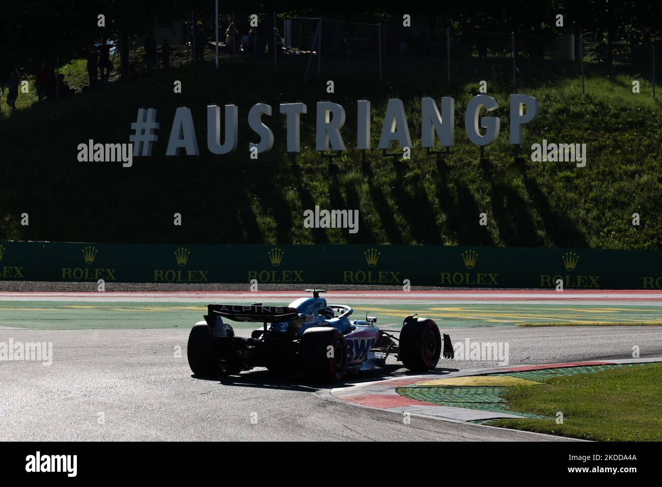 Esteban Ocon von Alpine-Renault während des Qualifyings für den Großen Preis von Österreich der Formel 1 am Red Bull Ring in Spielberg, Österreich, am 8. Juli 2022. (Foto von Jakub Porzycki/NurPhoto) Stockfoto