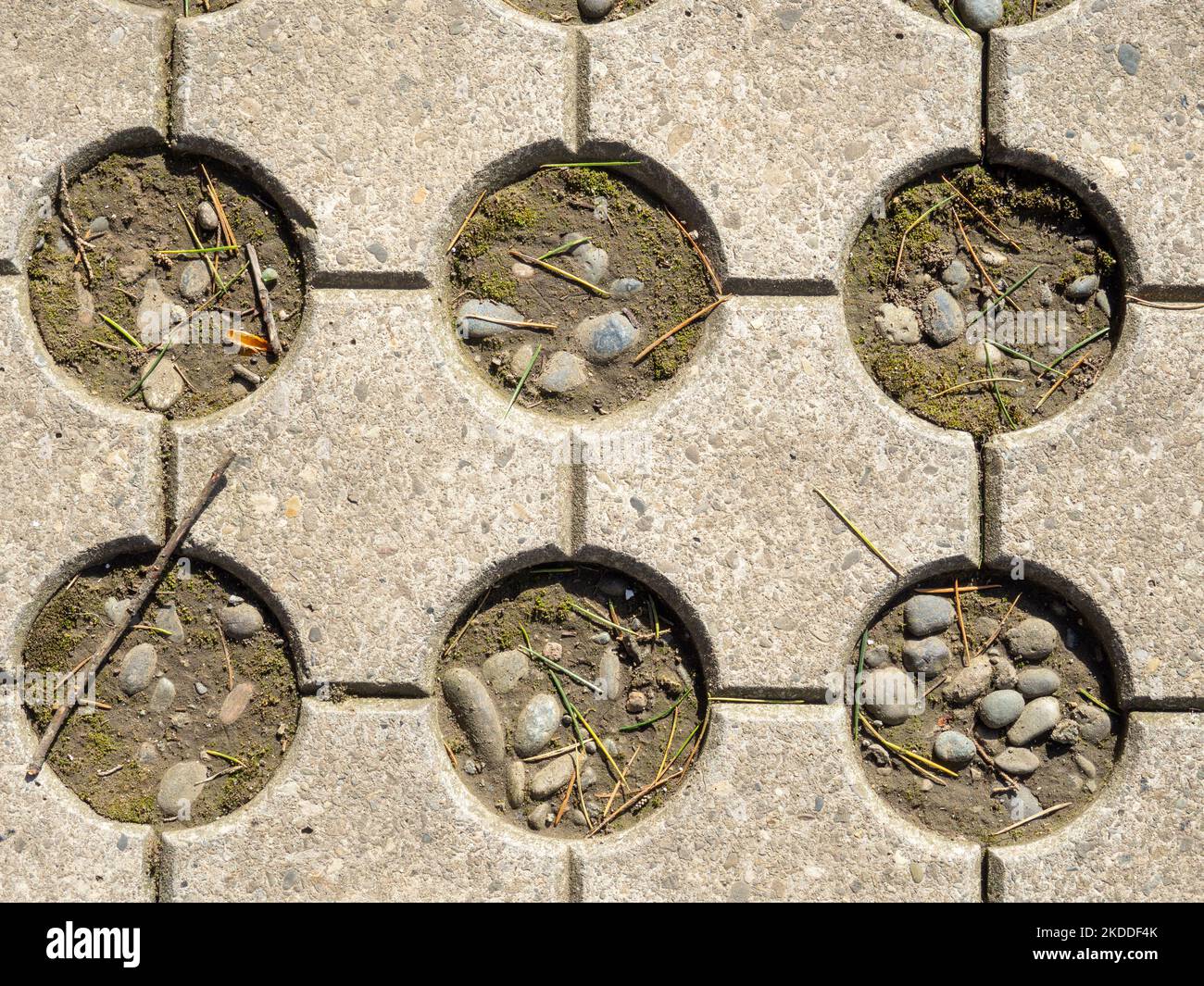 Hintergrund von Pflastersteinen. Abdeckung des Straßenbelags. Muster. Steinboden Stockfoto