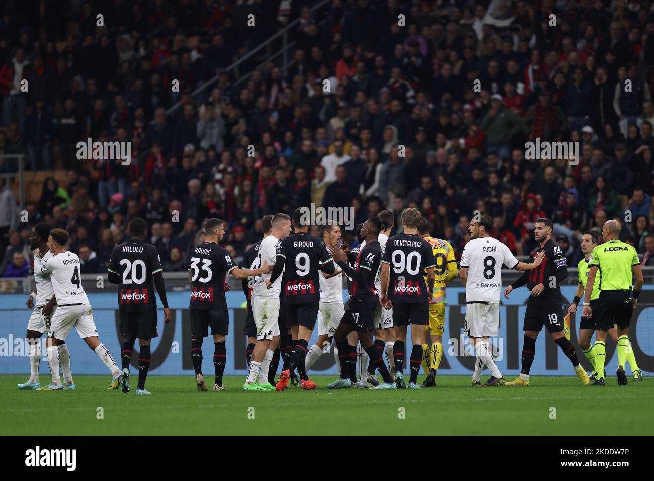 Mailand, Italien, 5.. November 2022. Während der Serie Ein Spiel bei Giuseppe Meazza, Mailand. Bildnachweis sollte lauten: Jonathan Moscrop / Sportimage Stockfoto