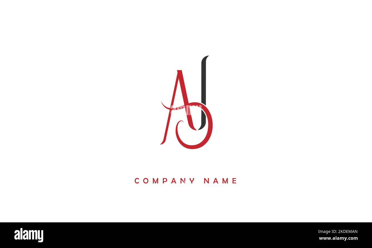 AI, IA Abstract Letters Logo Monogramm Stock Vektor