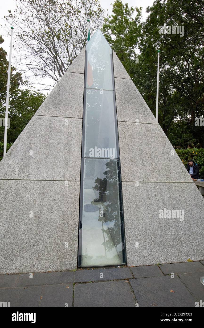 Nationales Denkmal für Mitglieder der Verteidigungskräfte, die im Dienst des Staates merrion Square dublin, republik irland, starben Stockfoto