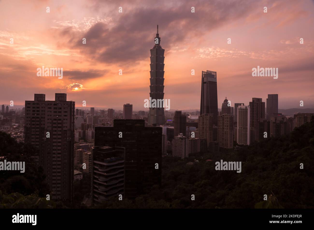 TAIWEI CAPITALE DE TAIWAN Stockfoto