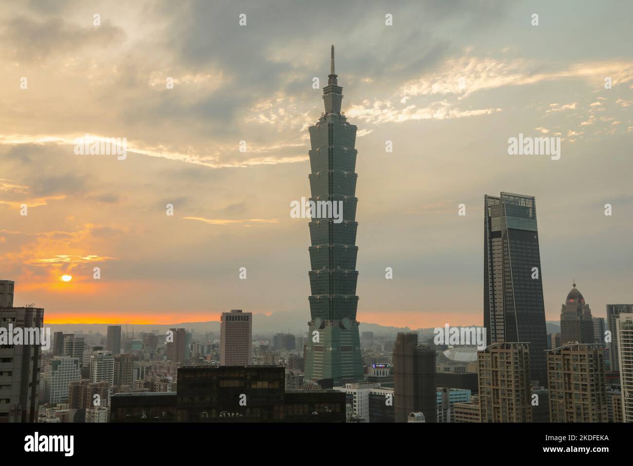 TAIWEI CAPITALE DE TAIWAN Stockfoto