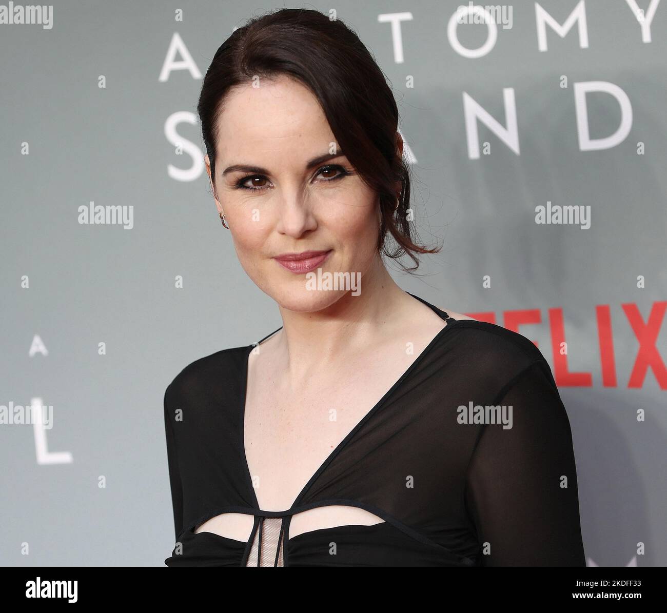 Michelle Dockery nimmt an der Weltpremiere von „Anatomy of a Scandal“ auf dem Curzon Mayfair in London Teil Stockfoto