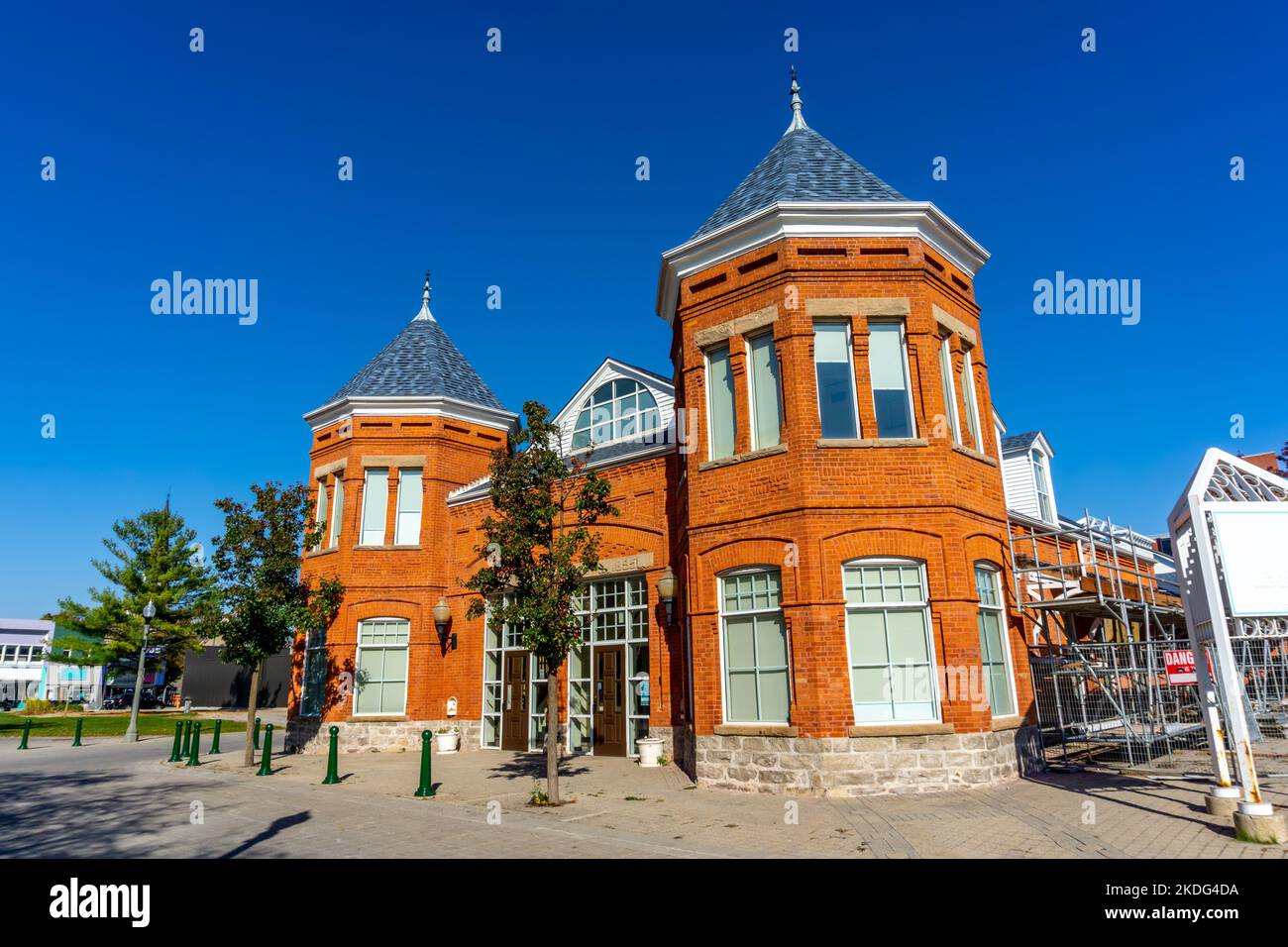 Woodstock Market National Historic Site in Woodstock, Ontario, Kanada - erbaut 1895 Stockfoto