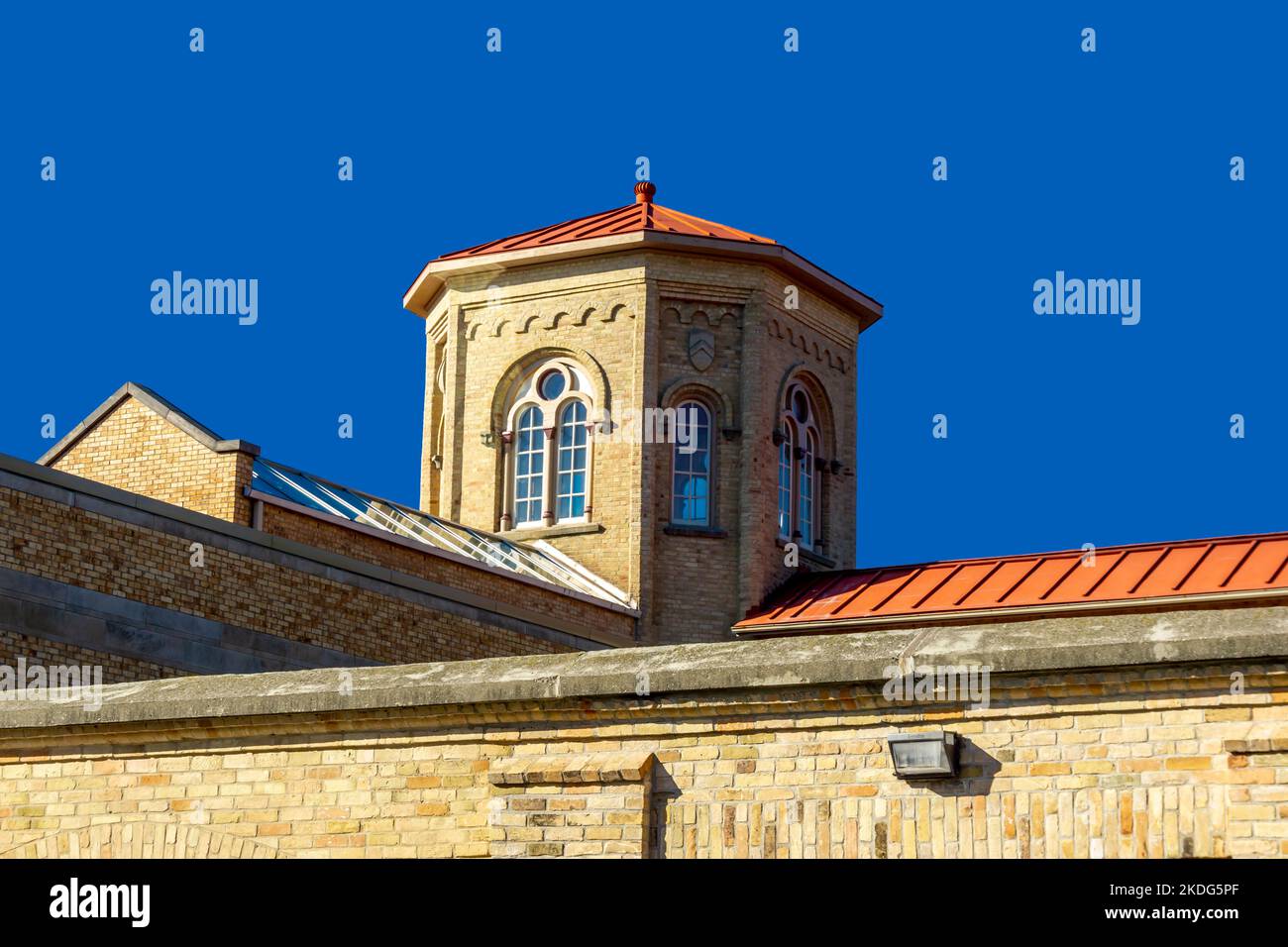 Southwestern Public Health (ehemaliges Old Oxford Gaol) - befindet sich in Woodstock, Ontario, Kanada - erbaut im Jahr 1854 Stockfoto