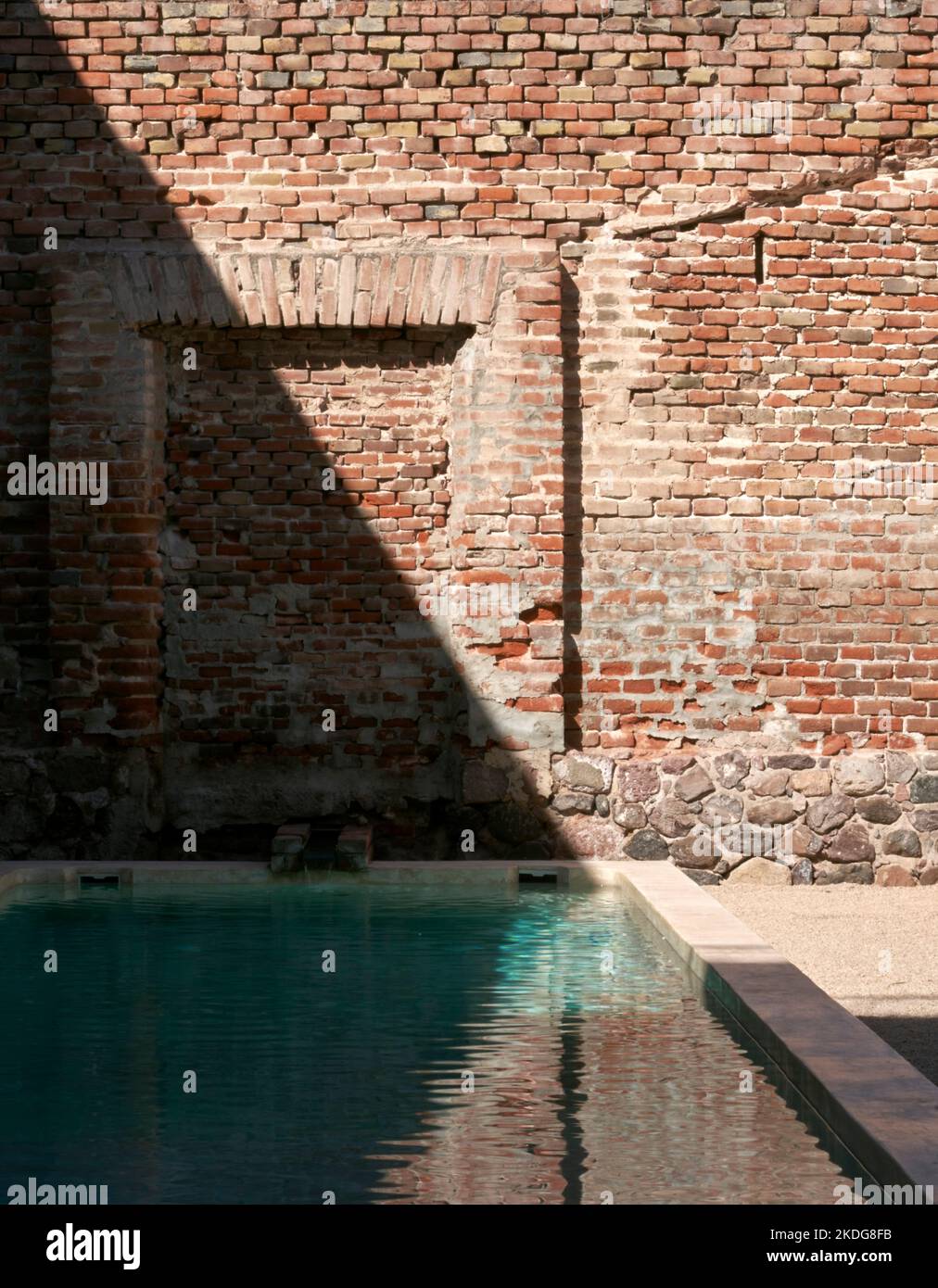 Pool. Hotel Baja Club, La Paz, Mexiko. Architekt: Max von Werz Architekten, 2021. Stockfoto