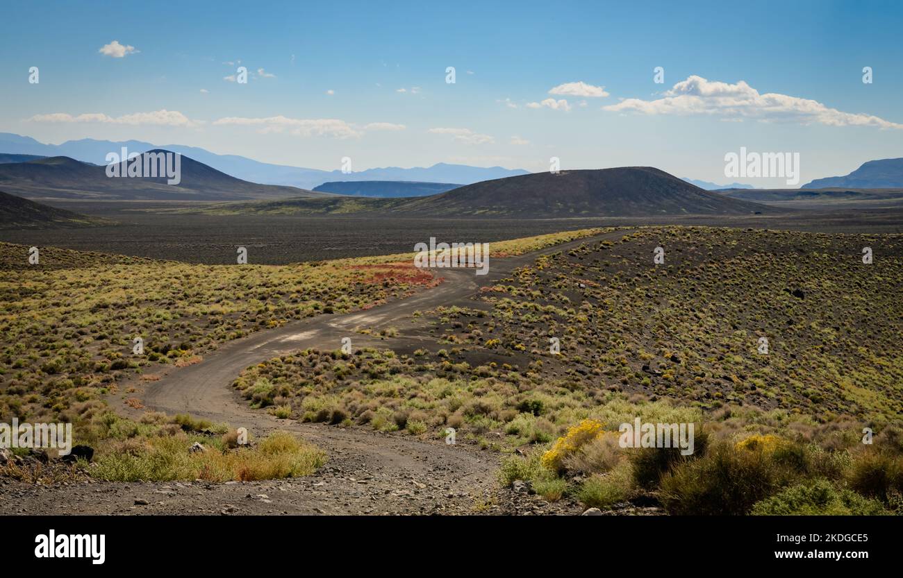 Nevada Volcanic Lunar Crater Monument Stockfoto