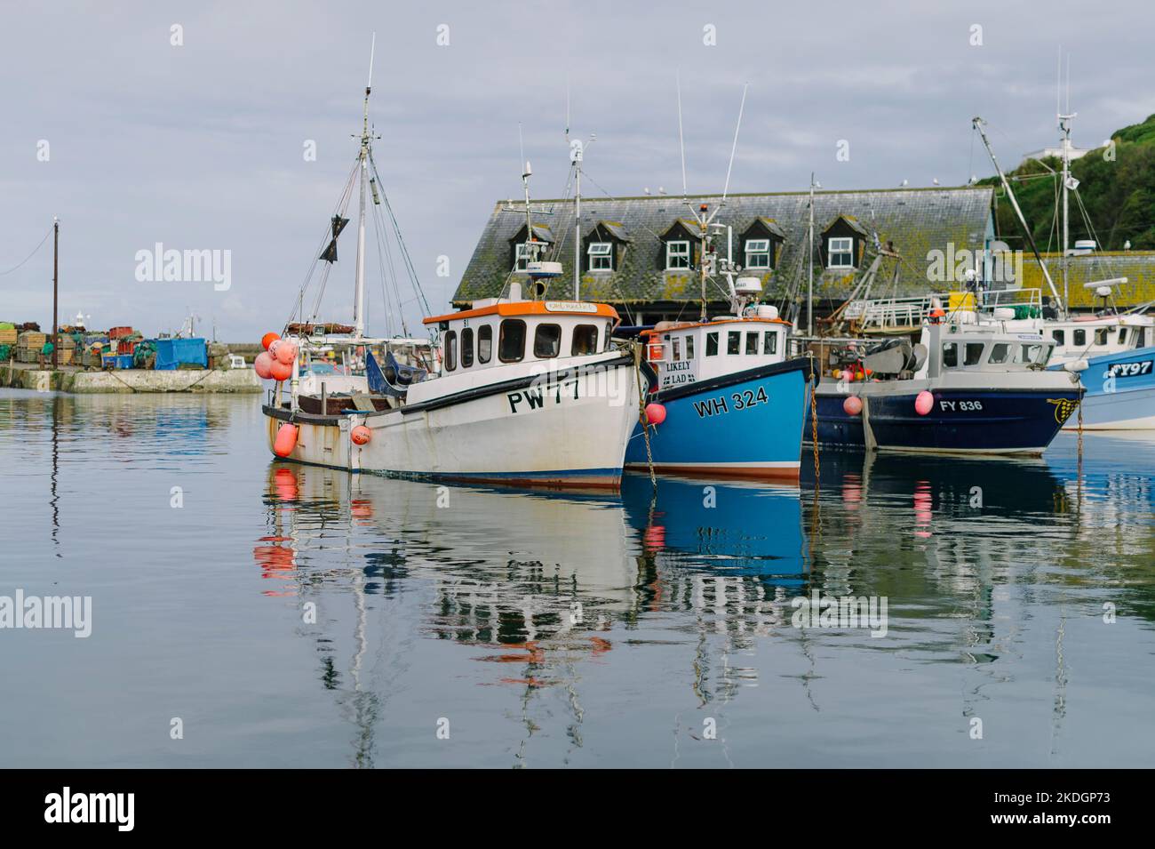 Bild von Jim Wileman - Bild aufgenommen in Megavissey, Cornwall, für einen Artikel über das Dorf, das Probleme hat, einen neuen GP zu gewinnen. Stockfoto