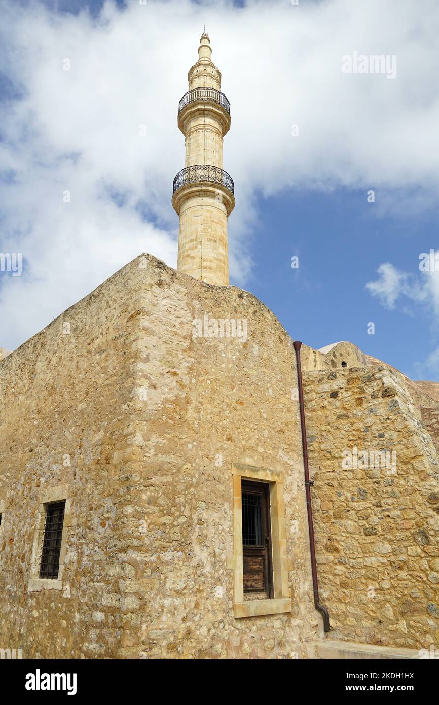 Neradje Moschee oder Neradjes, Rethymno, Kreta, Griechenland, Europa Stockfoto