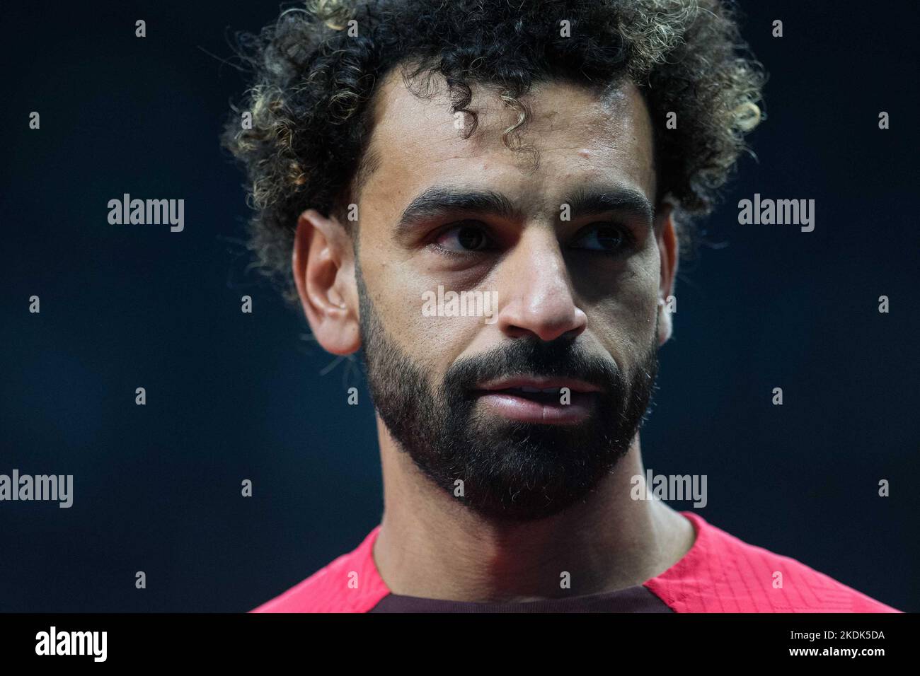 London, Großbritannien. 06.. November 2022. Mohamed Salah von Liverpool schaut zu. Premier League Spiel, Tottenham Hotspur gegen Liverpool am Sonntag, 6.. November 2022, im Tottenham Hotspur Stadium in London. Dieses Bild darf nur für redaktionelle Zwecke verwendet werden. Nur zur redaktionellen Verwendung, Lizenz für kommerzielle Nutzung erforderlich. Keine Verwendung bei Wetten, Spielen oder Publikationen eines einzelnen Clubs/einer Liga/eines einzelnen Spielers. PIC by Sandra Mailer/Andrew Orchard Sports Photography/Alamy Live News Credit: Andrew Orchard Sports Photography/Alamy Live News Stockfoto