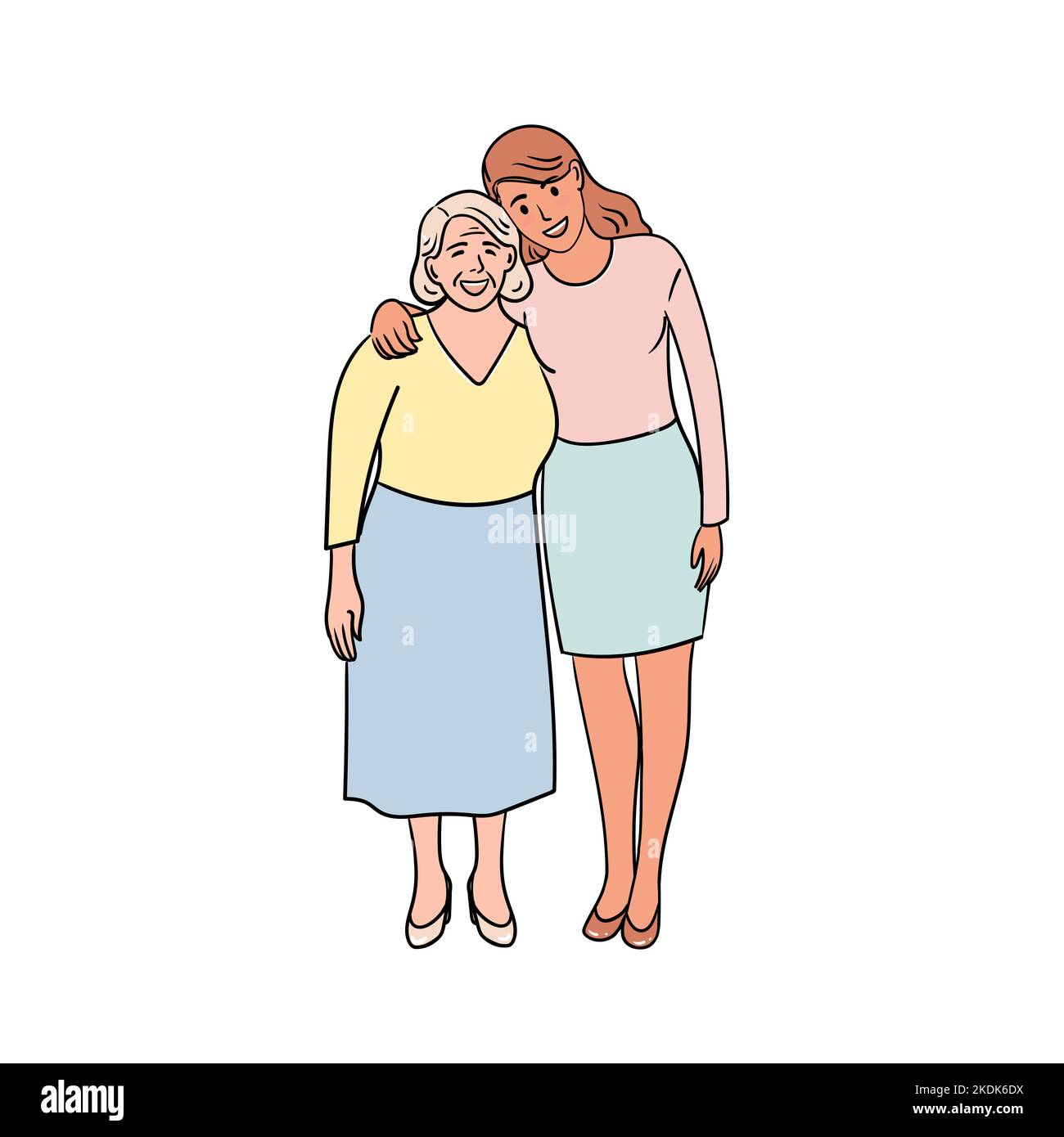 Mutter tochter enkelin Ausgeschnittene Stockfotos und bilder Alamy