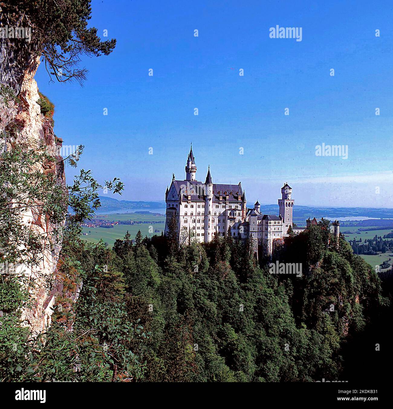 Schloss Nueschwanstein, Barvaria, S.Germany Stockfoto