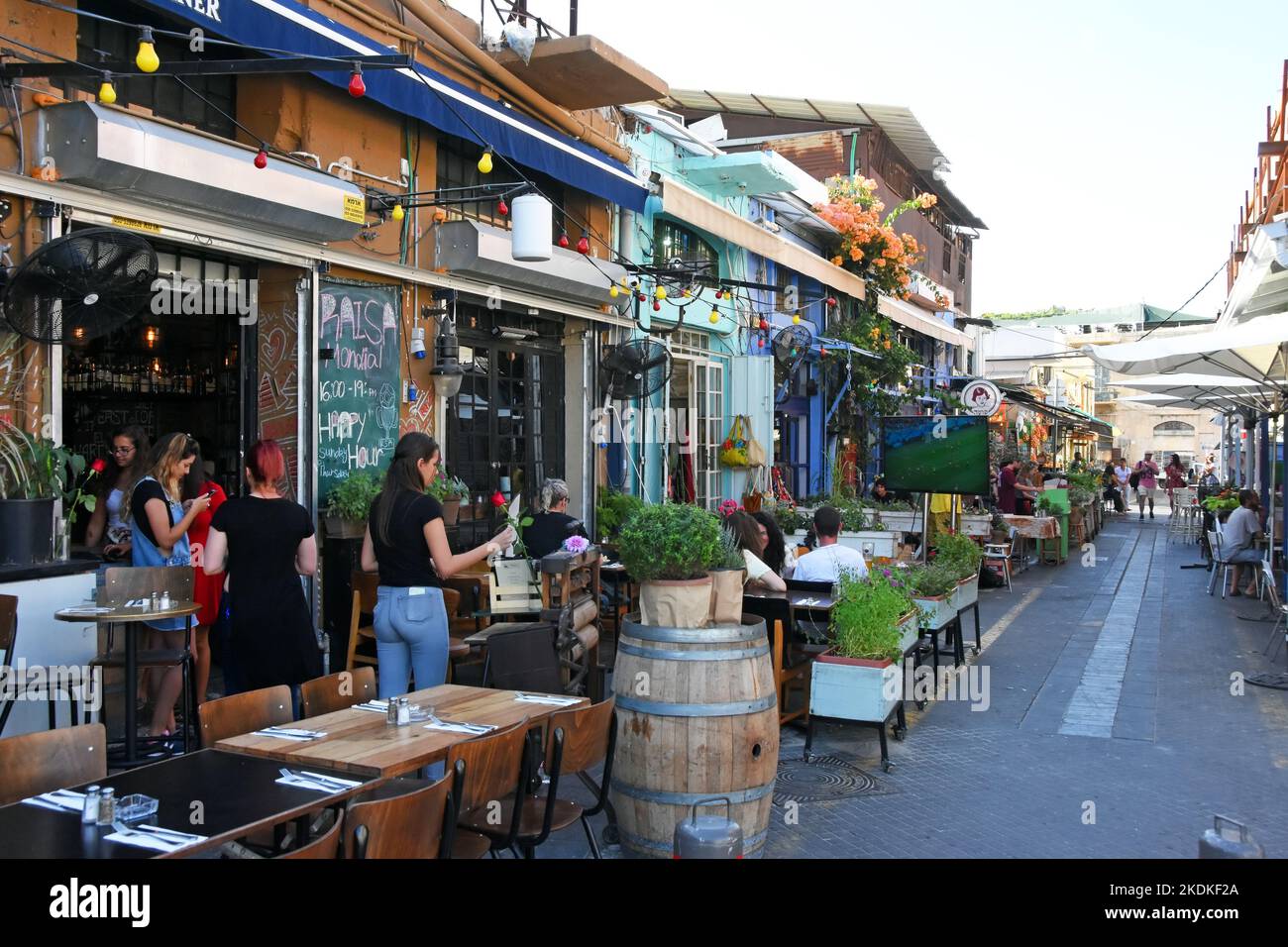 Jaffa (Yaffo) Stadtleben. Israel Stockfoto