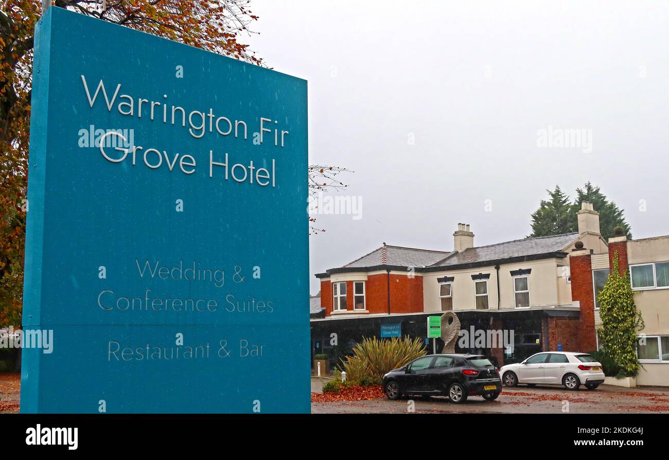 Warrington Fir Grove Best Western Sure Collection Hotel, Knutsford Old Road, Grappenhall, Warrington, Ceshire, ENGLAND, GROSSBRITANNIEN, WA4 2LD Stockfoto