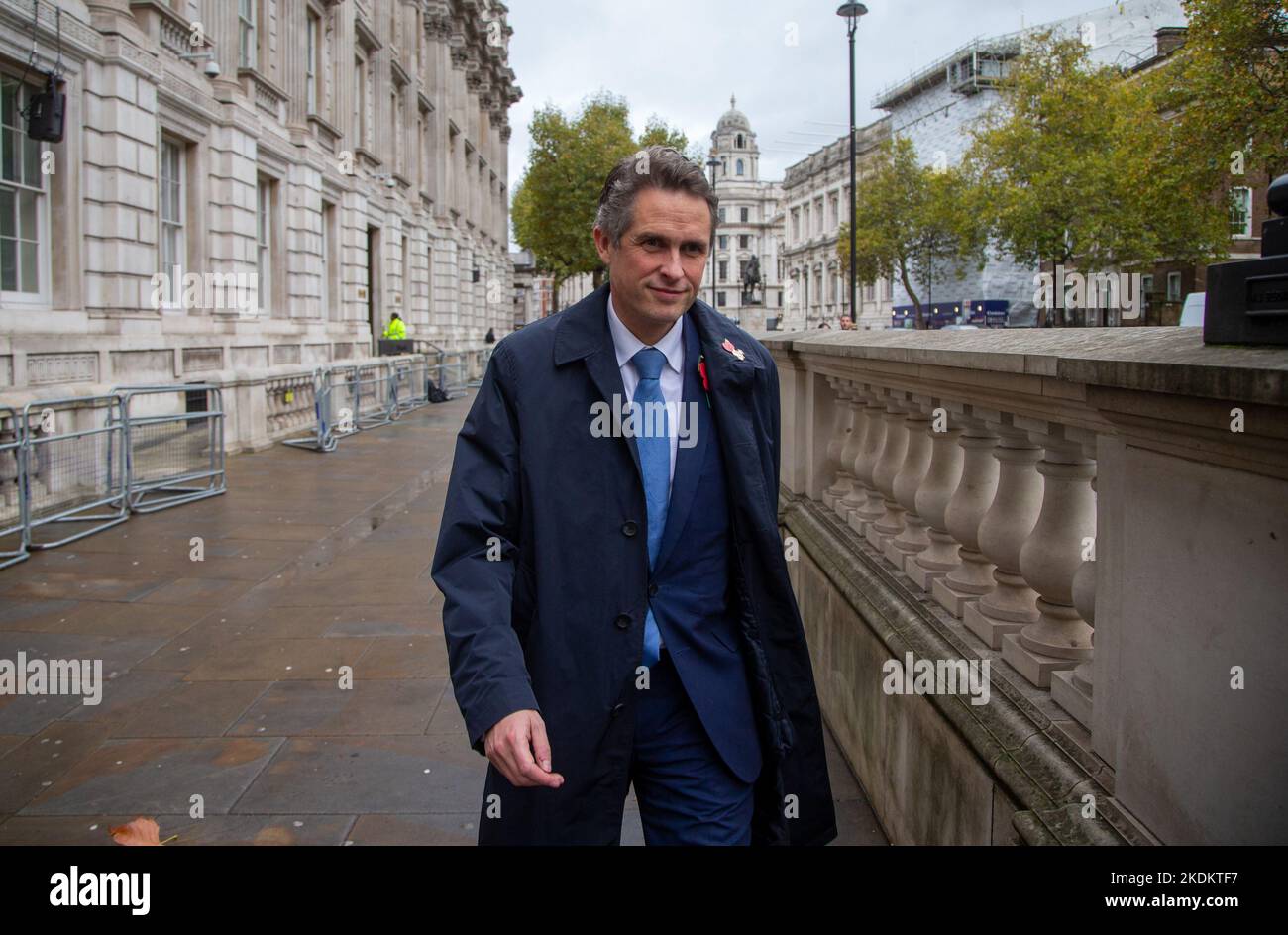 London, England, Großbritannien. 7.. November 2022. GAVIN WILLIAMSON, Minister ohne Portfolio, wird in Whitehall gesehen. (Bild: © Tayfun Salci/ZUMA Press Wire) Bild: ZUMA Press, Inc./Alamy Live News Stockfoto