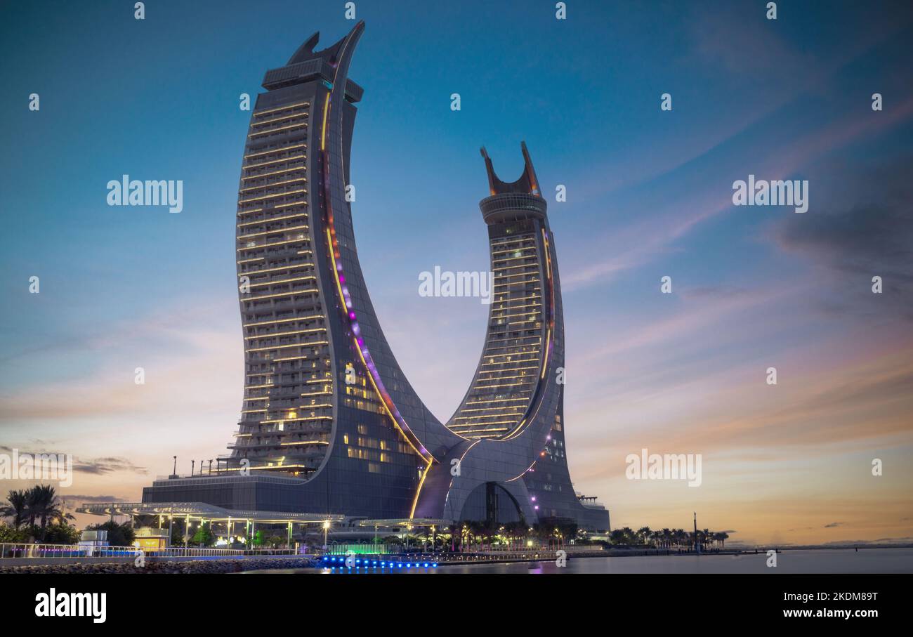 Lusail, Katar Mai 15,2022 Die neue Entwicklungsstadt Lusail mit