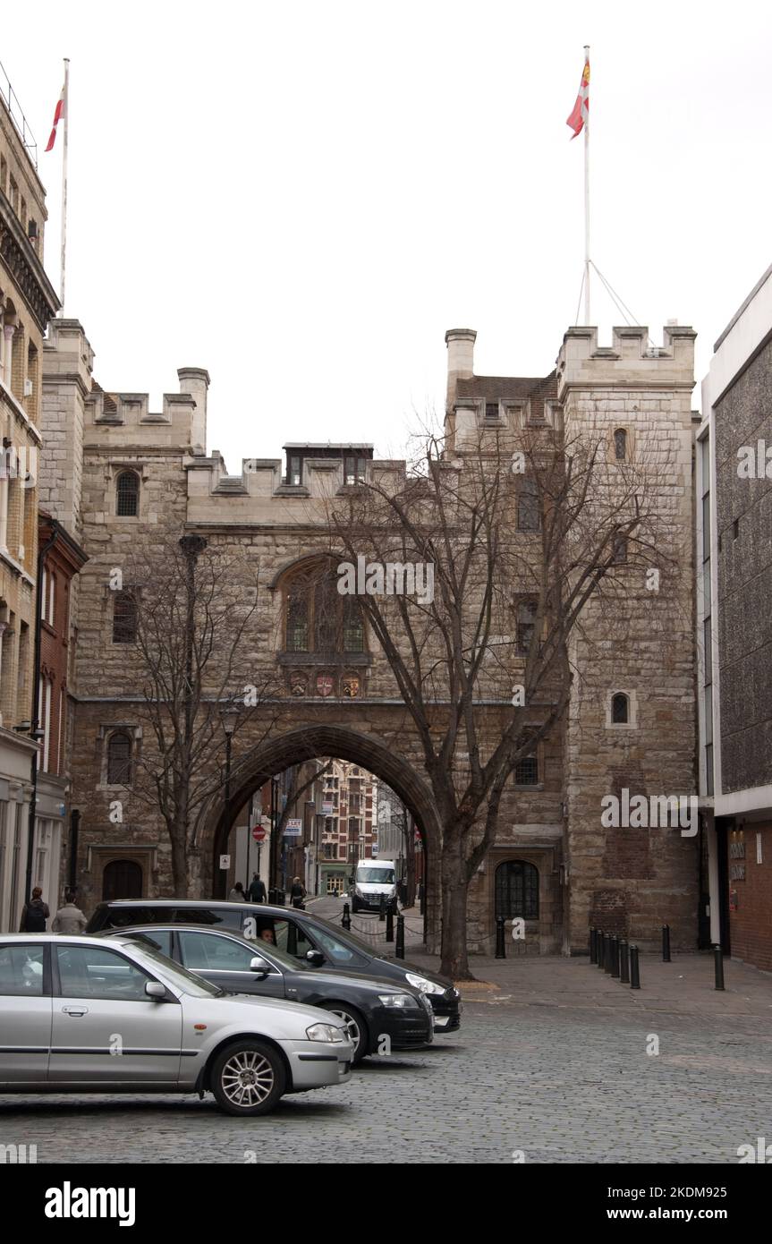 St. John's Gate, Priory of St. John of Jerusalem, Clerkenwell, London Stockfoto