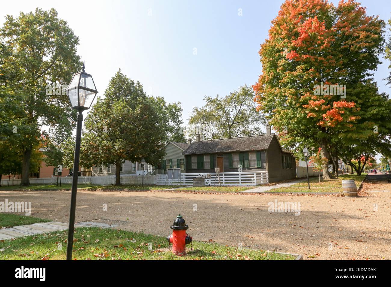 Das Corneau House an der Lincoln National Historic Site in Springfield, IL Stockfoto