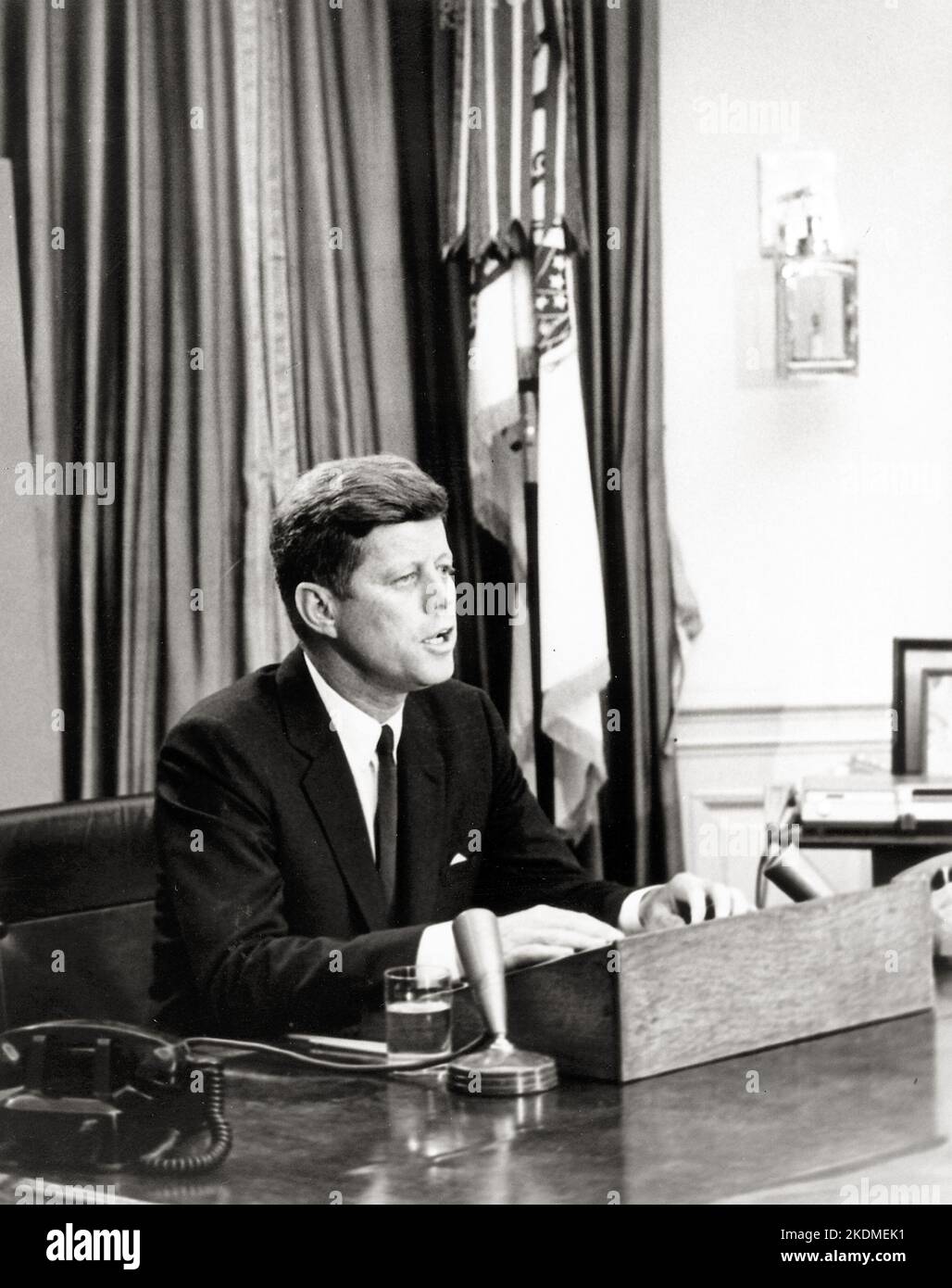 Foto, John F. Kennedys Rede an die Nation on Civil Rights 11. Juni 1963 Stockfoto