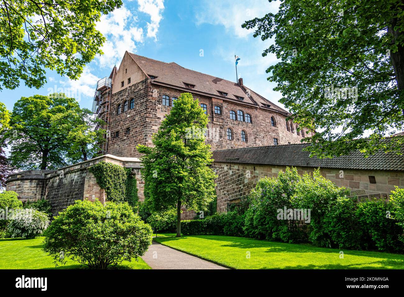 Kaiserburg, Kaiserburg in Nürnberg, Mittelfranken, Bayern, Deutschland