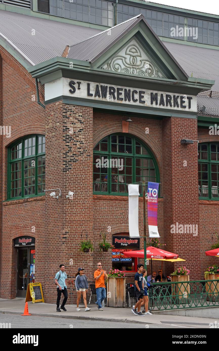 St. Lawrence Market in Toronto in Ontario, Kanada Stockfoto