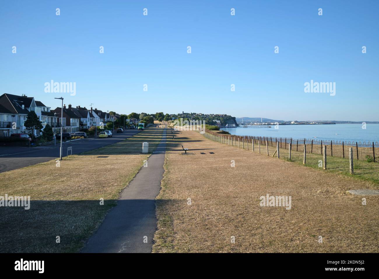 Cliff Walk Penarth South Wales UK Stockfoto