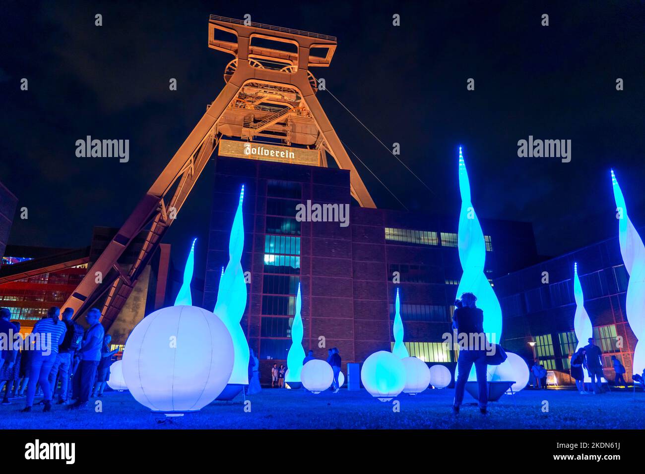 Extraschicht, Nacht der Industriekultur, Musik, Aktion, Attraktionen, Kultur, Kunst, Ausstellung an 43 Orten in 23 Städten, an ehemaligen Industriestandorten in der Stockfoto