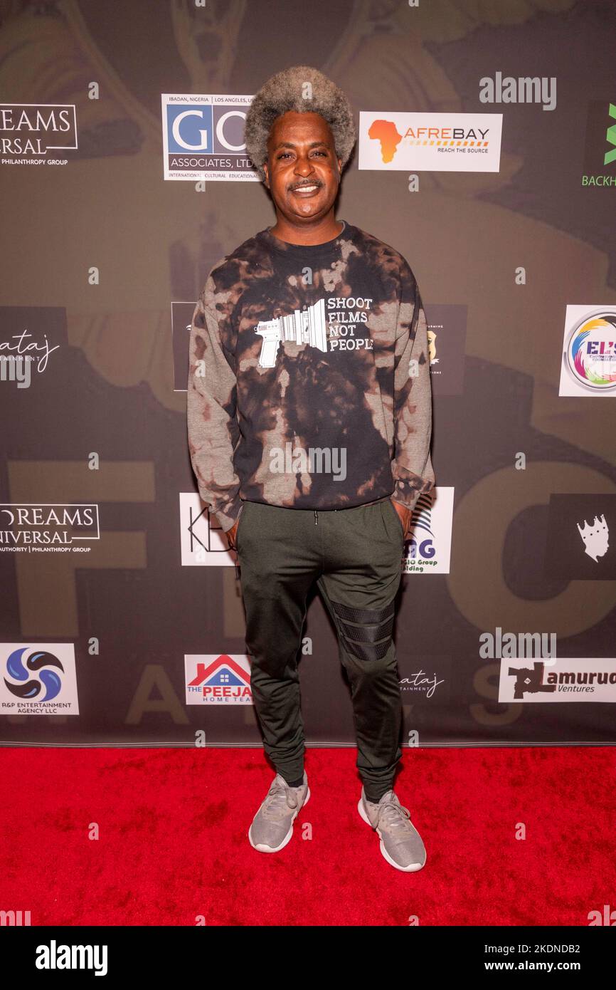 Los Angeles, CA, November 6. 2022, Herb Bohanon nimmt an den Afro Awards 2022 im Regal LA Live, Los Angeles, CA, November 6. 2022 Teil Stockfoto