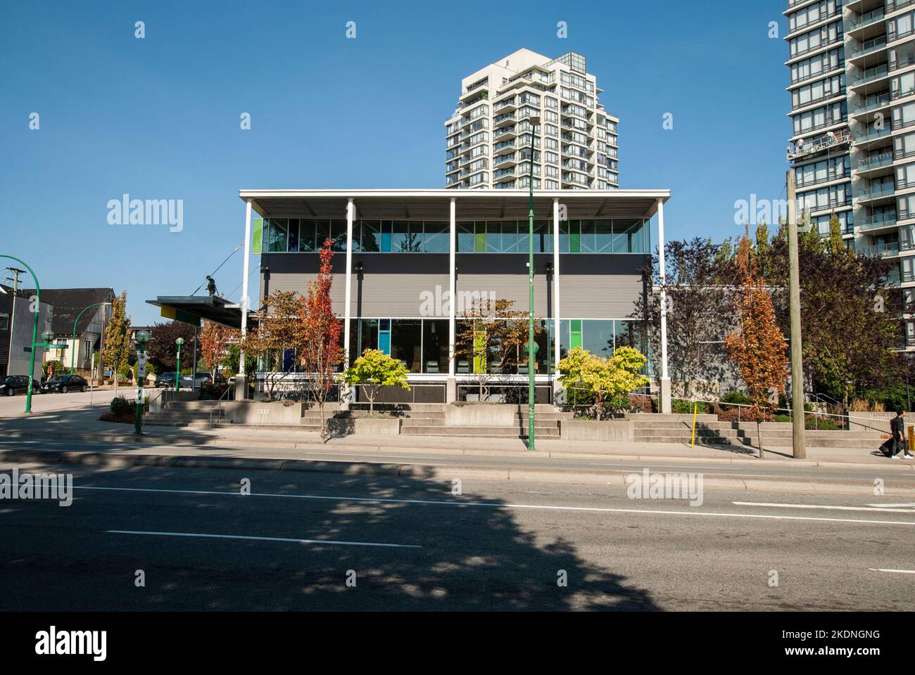 Burnaby Public Library, Burnaby, British Columbia, Kanada Stockfoto