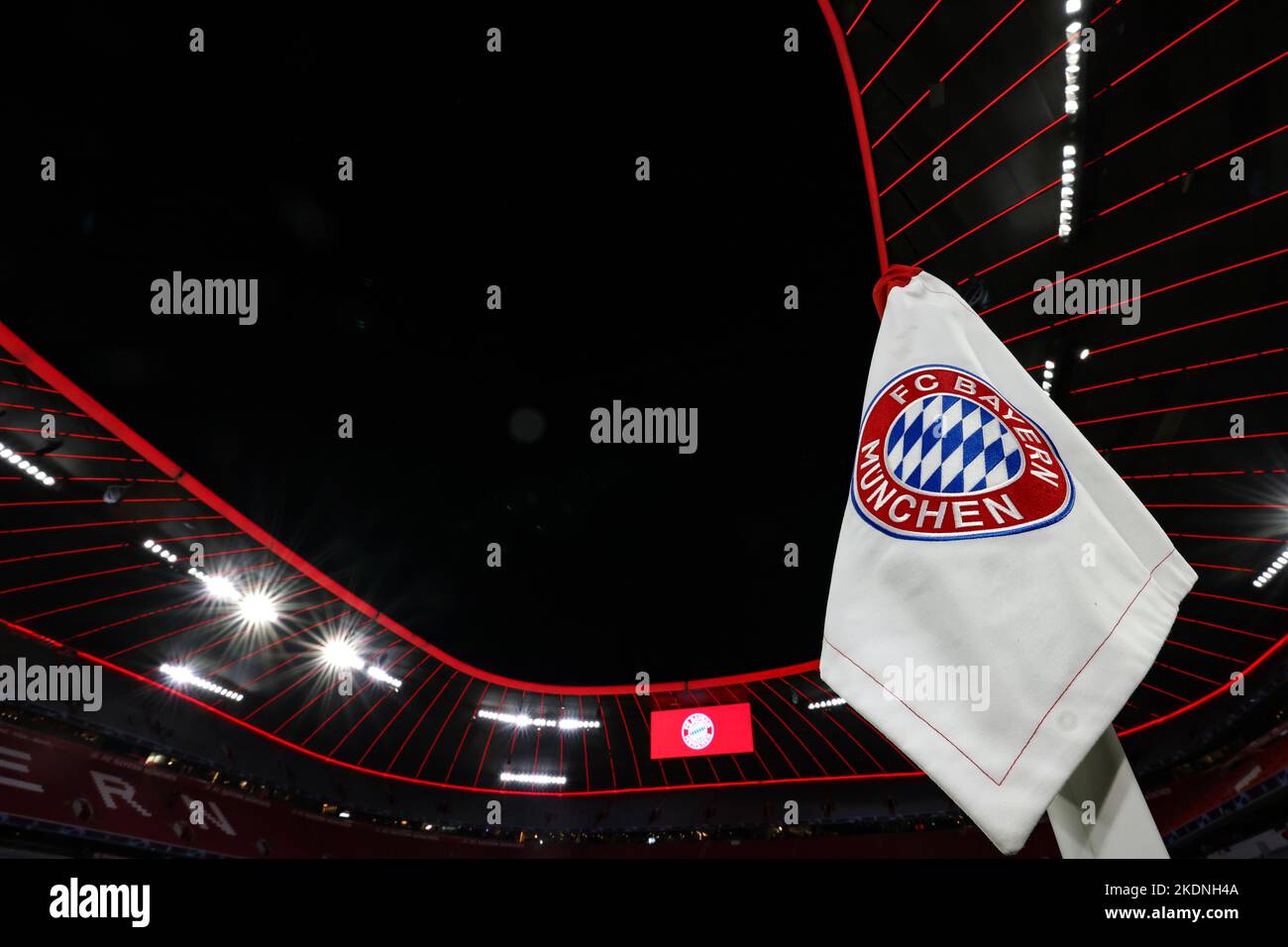 München, 1.. November 2022. Ein allgemeiner Blick in das Stadion vor dem Spiel der UEFA Champions League in der Allianz Arena, München. Bildnachweis sollte lauten: Jonathan Moscrop / Sportimage Stockfoto