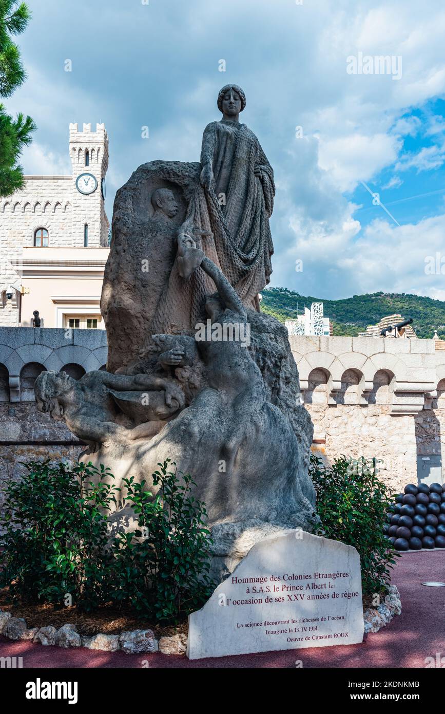 Fürstenpalast von Monaco, Fürstentum von Monaco, Monaco, Französische Riviera Stockfoto