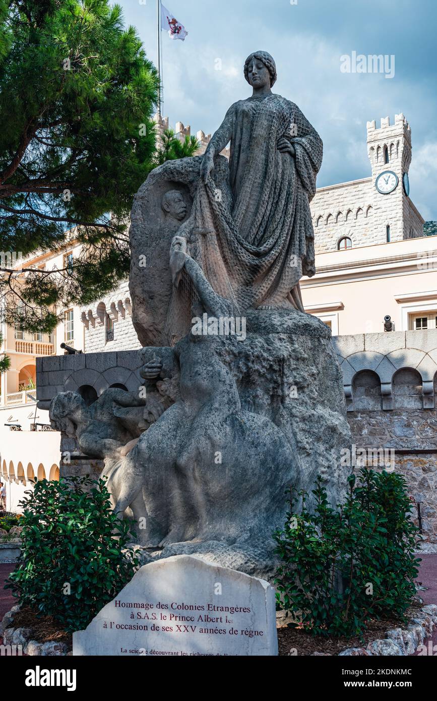 Fürstenpalast von Monaco, Fürstentum von Monaco, Monaco, Französische Riviera Stockfoto
