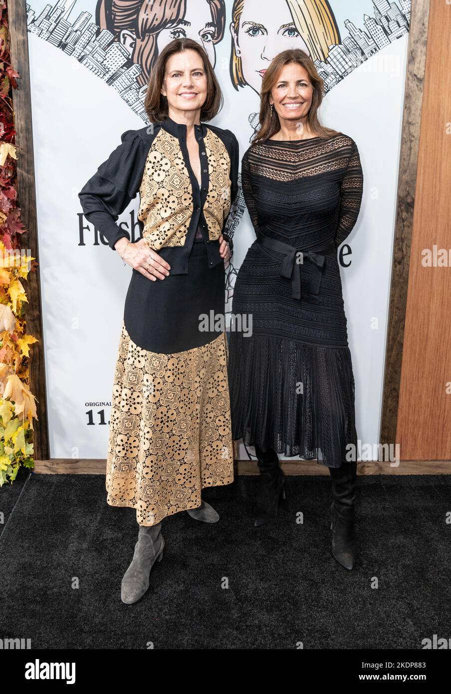Sarah Timberman und Susannah Grant nehmen am 7. November 2022 an der Hulu FX’s Fleishman is in Trouble in Carnegie Hall Teil Stockfoto