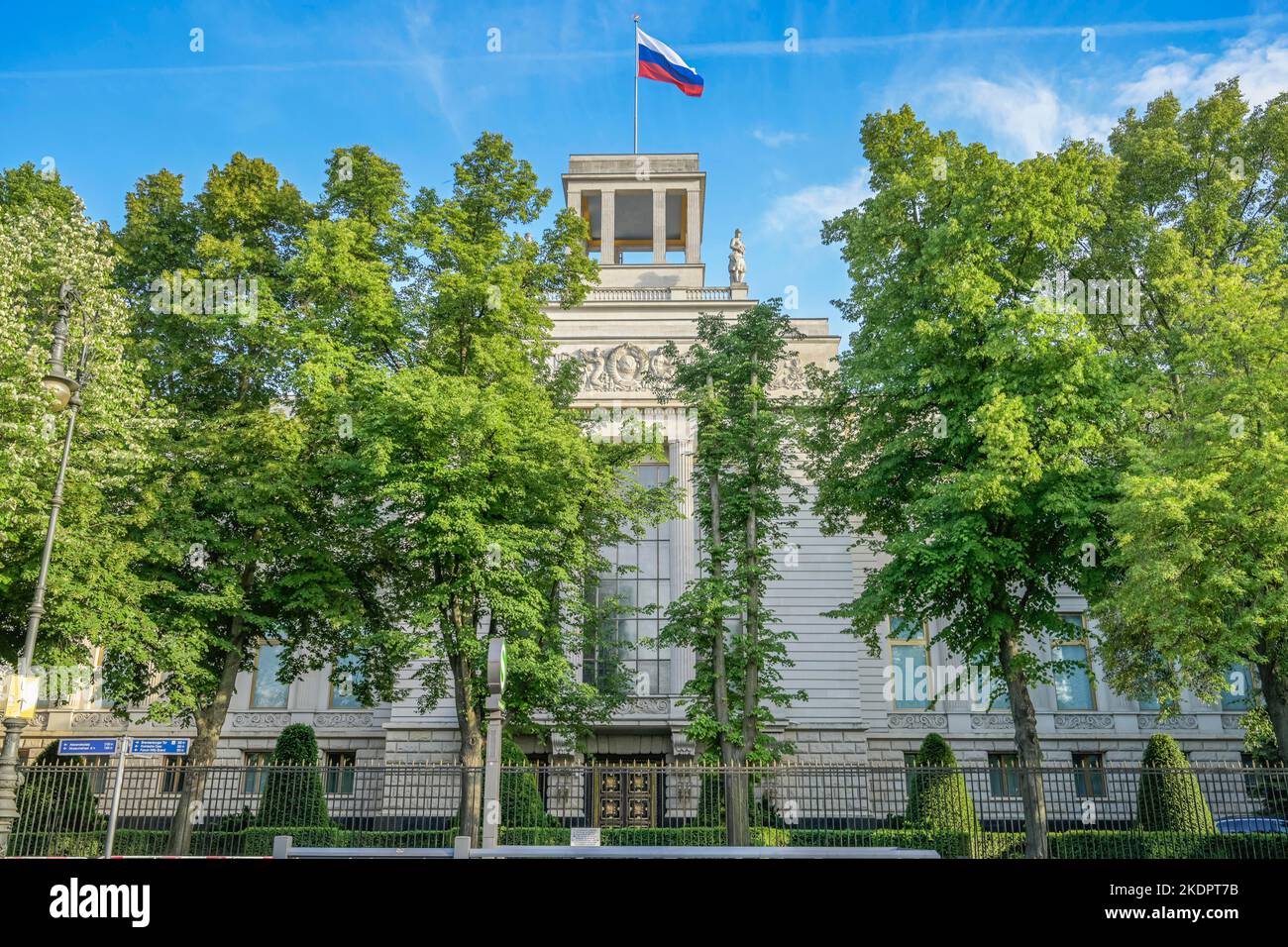 Botschaft Russland, Unter Den Linden, Mitte, Berlin, Deutschland Stockfoto