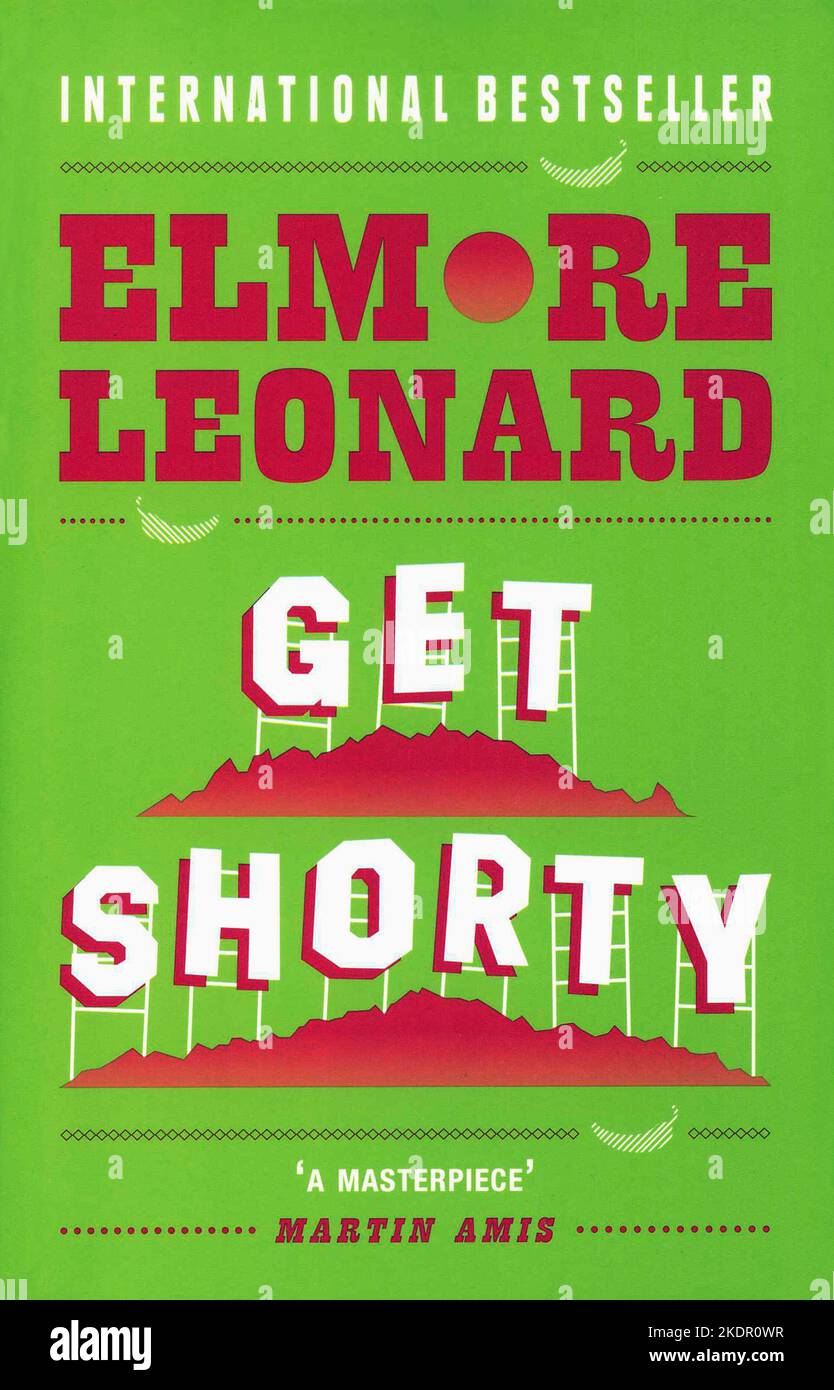 Buchcover 'Get Shorty' von Elmore Leonard. Stockfoto