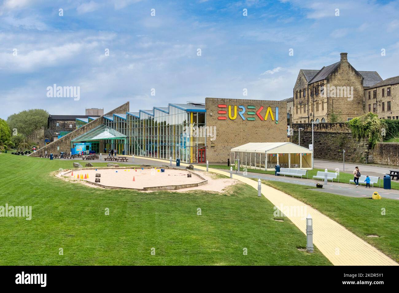 28. April 2022: Halifax, West Yorkshire - Eureka!, das National Children's Museum in Halifax, West Yorkshire. Stockfoto