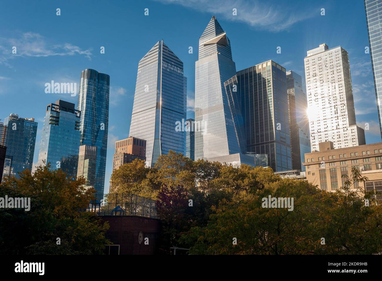 Hudson Yards Entwicklung in New York am Dienstag, 25. Oktober 2022. (© Richard B. Levine) Stockfoto