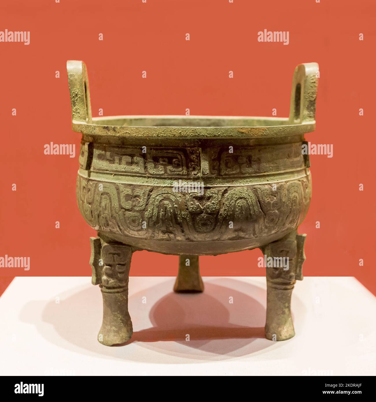 Palastmuseum die westliche zhou-Dynastie kleines Gramm Ding Stockfoto