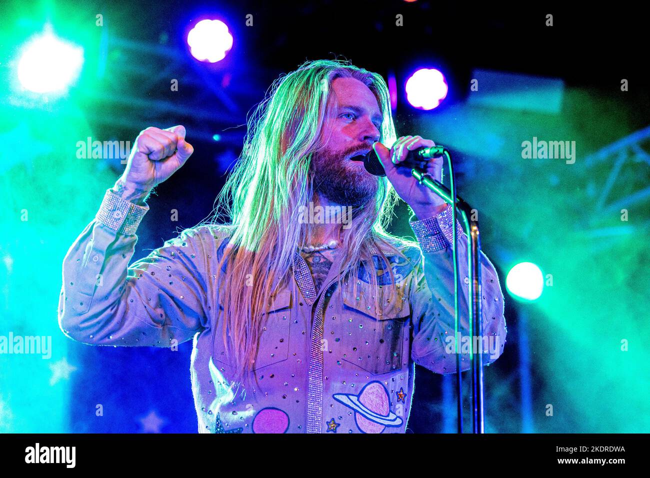 Italien 6 November 2022 Sam Ryder - samhairwolfryder - live im Circolo Magnolia © Andrea Ripamonti / Alamy Stockfoto