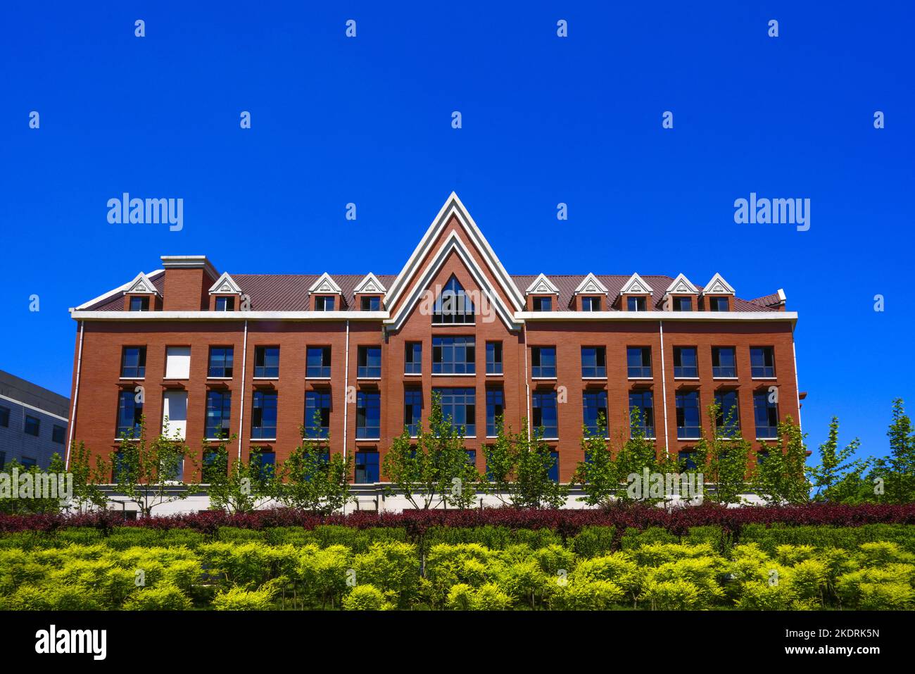 Eine Ecke der Tianjin University of Commerce Stockfoto